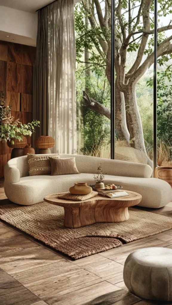 what is organic modern interior design earthy natural materials explained