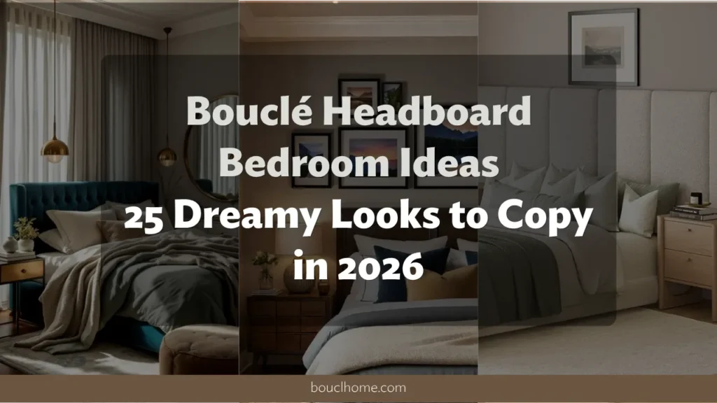 Bouclé Headboard Bedroom Ideas: 25 Dreamy Looks to Copy in 2026