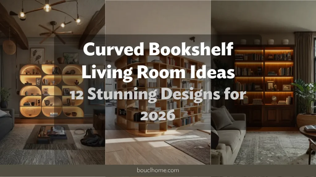 Curved Bookshelf Living Room Ideas: 12 Stunning Designs for 2026