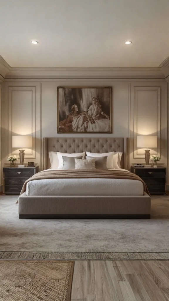 bouclé bed frame bedroom full upholstered statement luxury look 2026