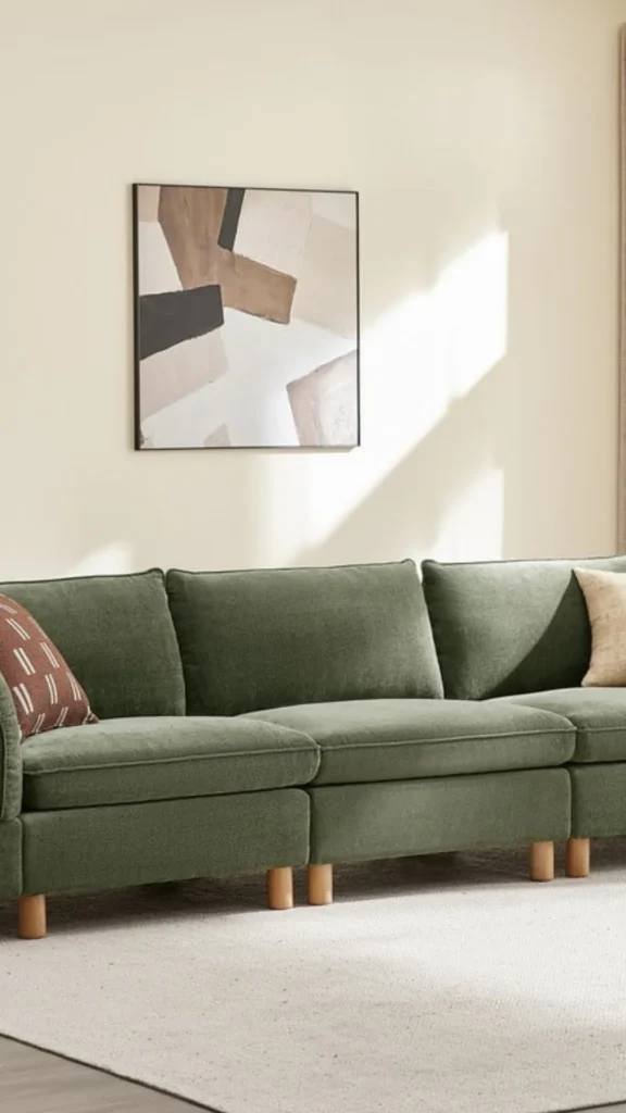 Choose a Sofa with Visible Warm Wood Legs
