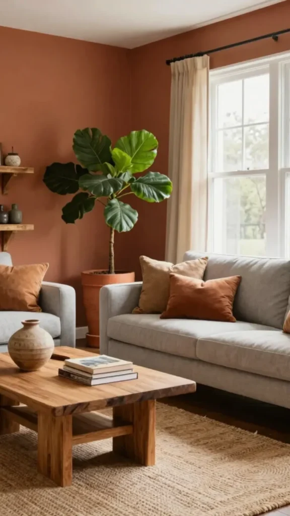 Warm Earthy Wall Colors Set the Room's Emotional Register Before Anything Else