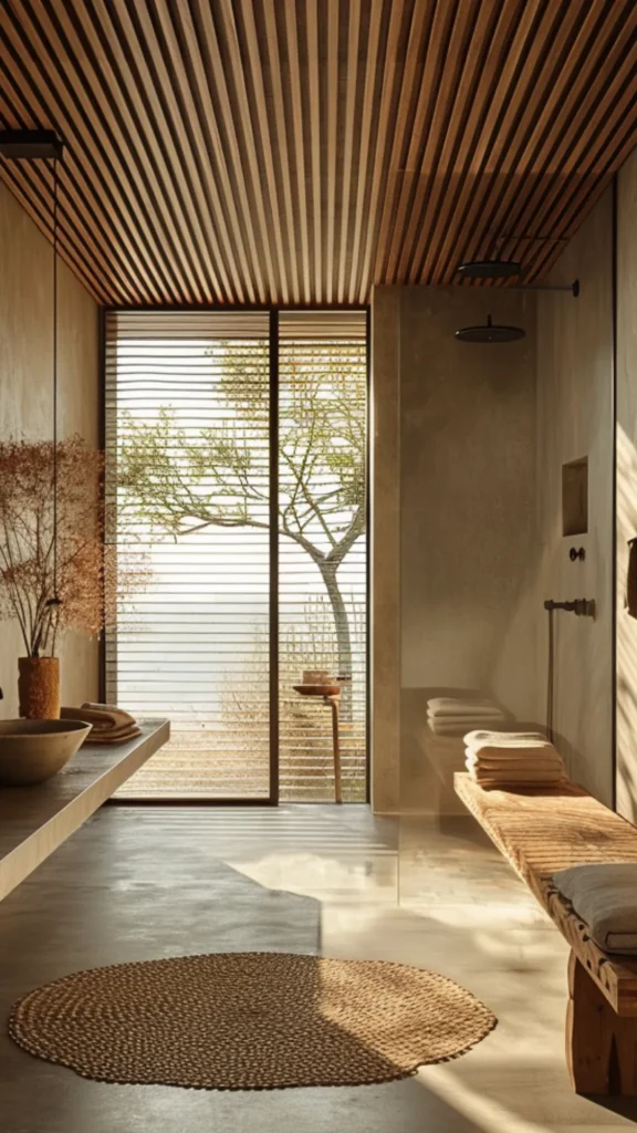 japandi bathroom ideas scent candles natural aromatics sensory experience 2026