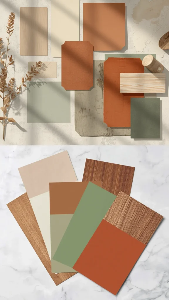 earthy kitchen ideas 2026 colour palette guide warm neutrals terracotta sage wood tones
