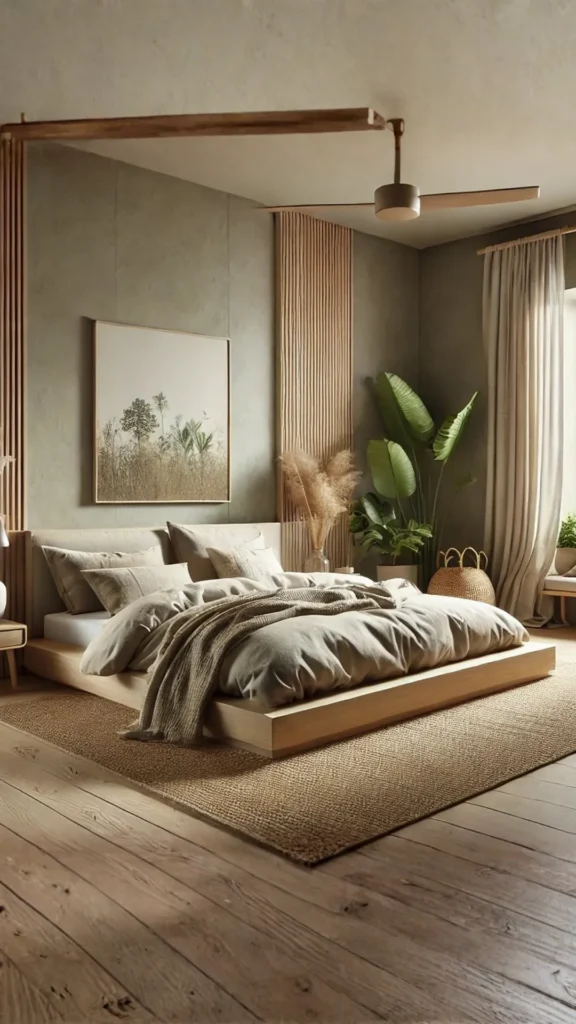 organic modern bedroom ideas emotional quality warm settled genuinely restorative 2026