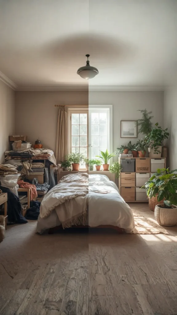 bedroom storage ideas before after considered organisation calm created bedroom