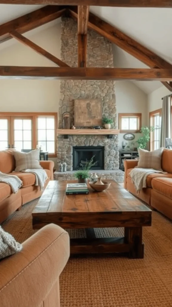 neutral living room ideas warm wood furniture flooring warmth beautiful neutral 2026