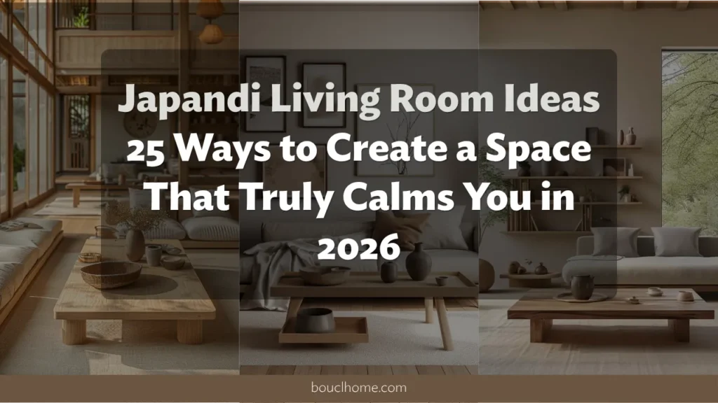 Japandi Living Room Ideas: 25 Ways to Create a Space That Truly Calms You in 2026