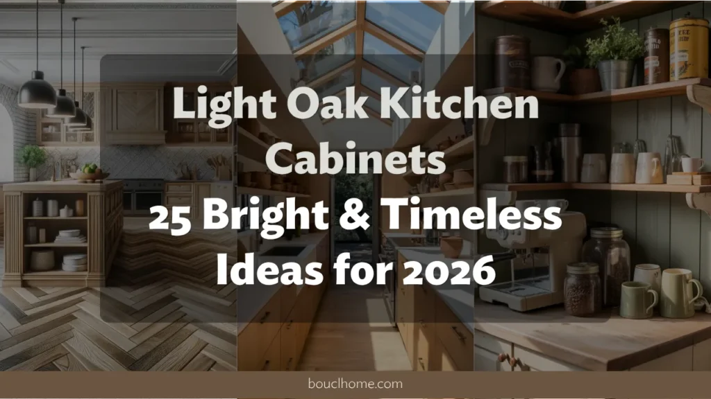 Light Oak Kitchen Cabinets: 25 Bright & Timeless Ideas for 2026