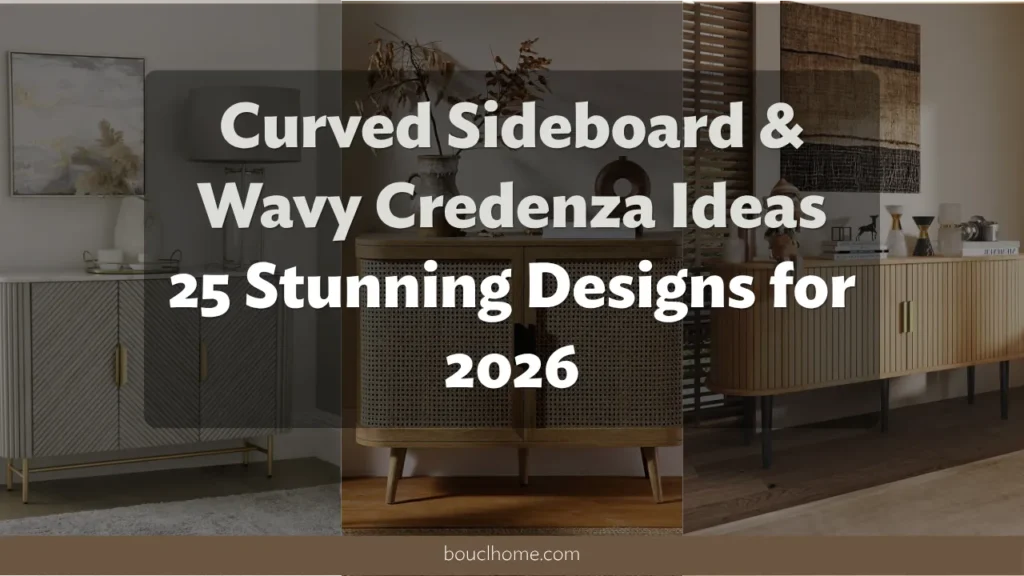 Curved Sideboard & Wavy Credenza Ideas: 25 Stunning Designs for 2026