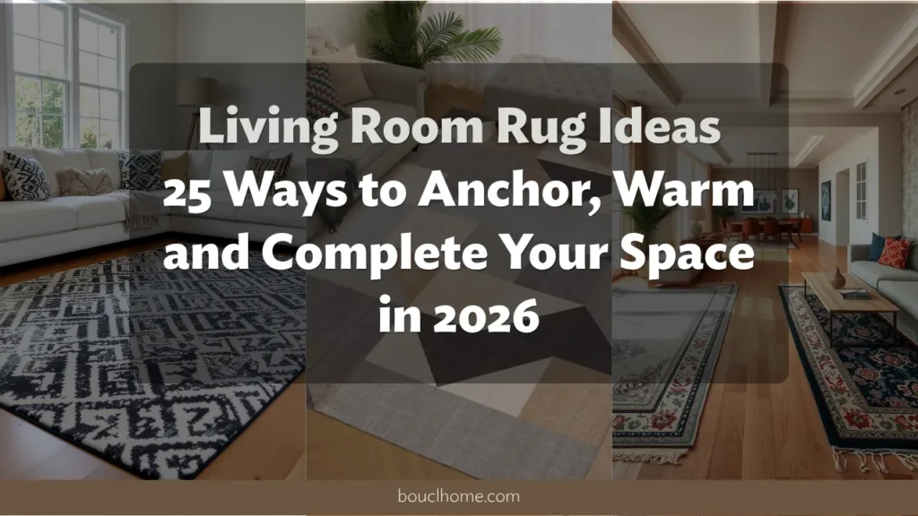 Living Room Rug Ideas: 25 Ways to Anchor, Warm and Complete Your Space in 2026