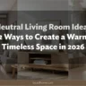 Neutral Living Room Ideas: 25 Ways to Create a Warm, Timeless Space in 2026