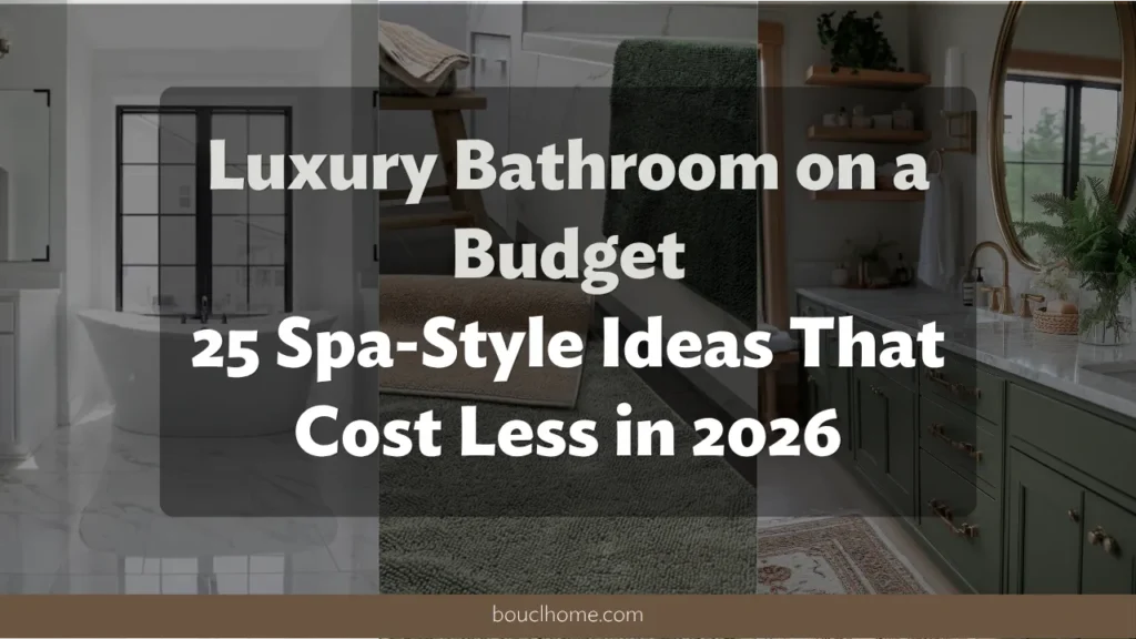 Luxury Bathroom on a Budget: 25 Spa-Style Ideas That Cost Less in 2026
