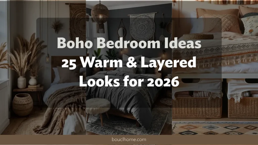Boho Bedroom Ideas: 25 Warm & Layered Looks for 2026
