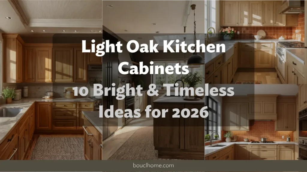 Light Oak Kitchen Cabinets: 10 Bright & Timeless Ideas for 2026