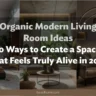 Organic Modern Living Room Ideas: 10 Ways to Create a Space That Feels Truly Alive in 2026