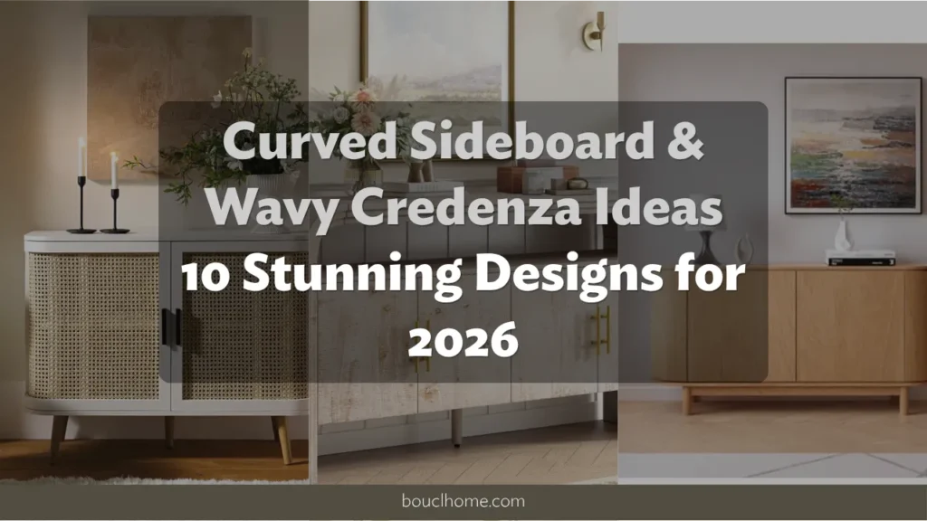 Curved Sideboard & Wavy Credenza Ideas: 10 Stunning Designs for 2026