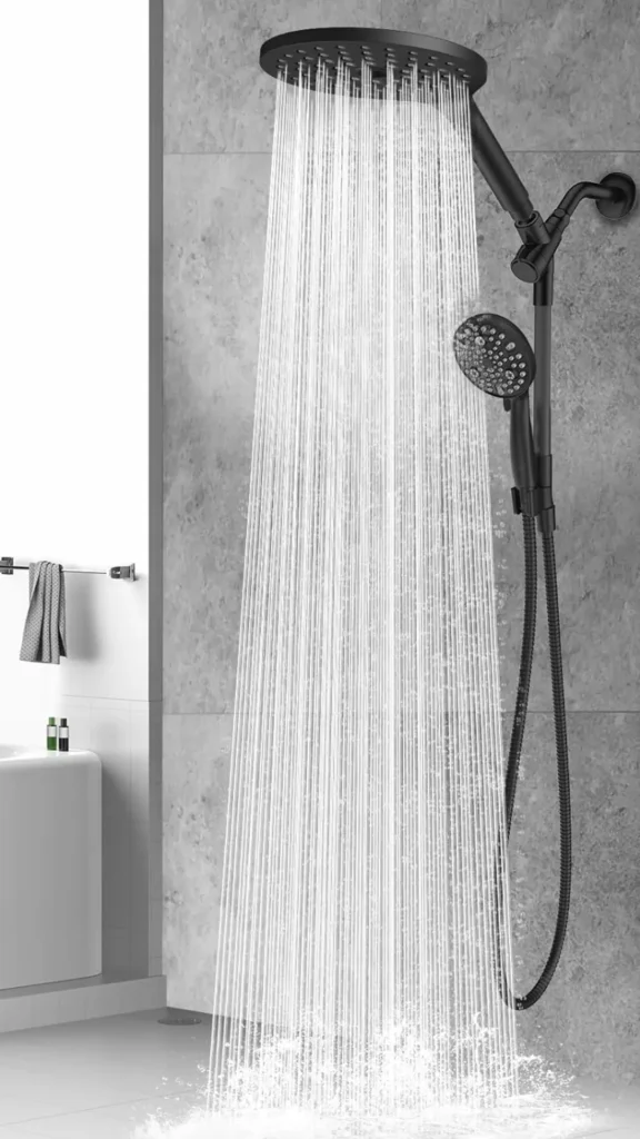 walk-in shower ideas second lower handheld head dual