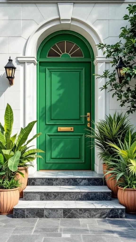cozy entryway decor ideas lush plants living green welcome biophilic warm organic