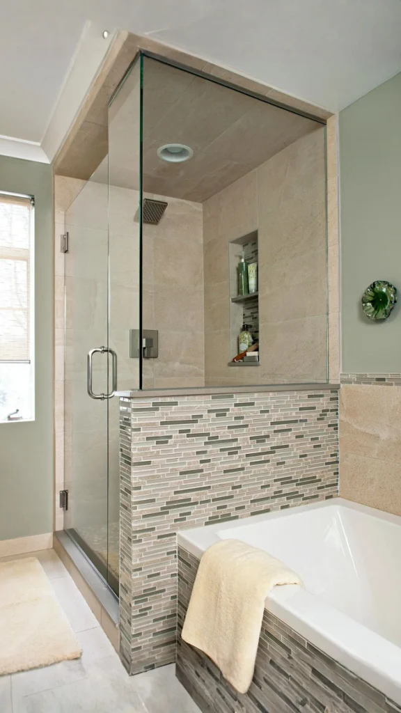 walk-in shower ideas small bathroom compact beautifully fitted 2026