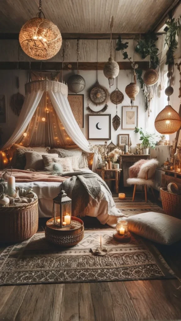 boho bedroom ideas curated not cluttered edited restraint abundance 2026