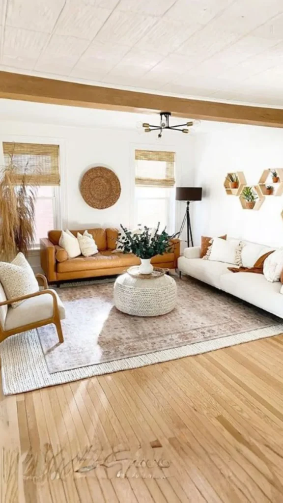 living room rug ideas thick wool warm tones cozy living room beautiful durable 2026