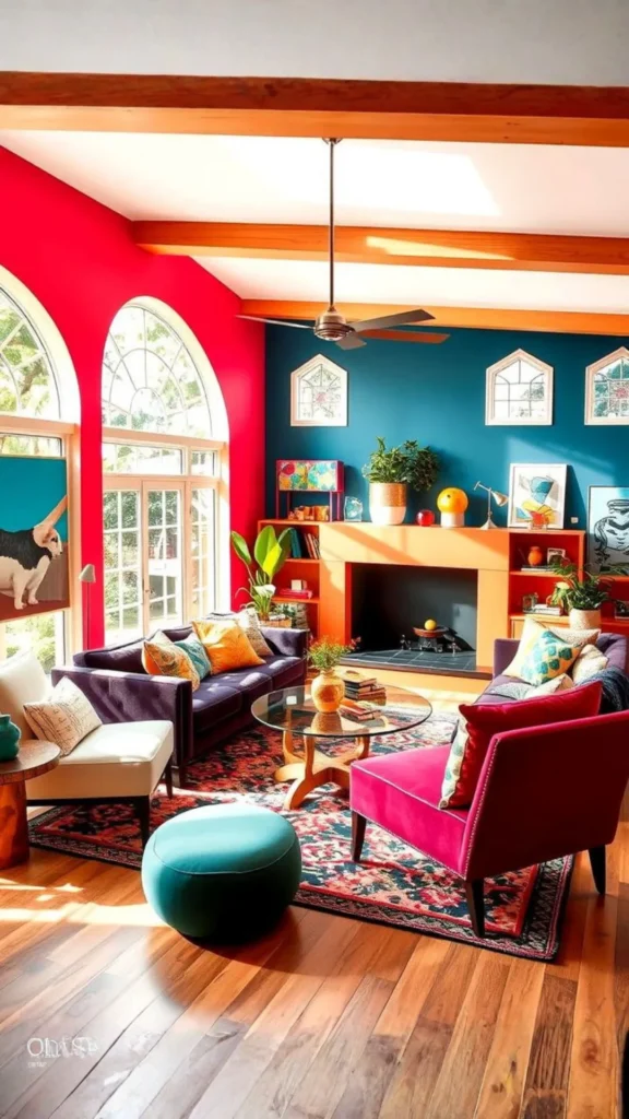 maximalist home decor bold confident colour every room deep green terracotta cobalt beautiful