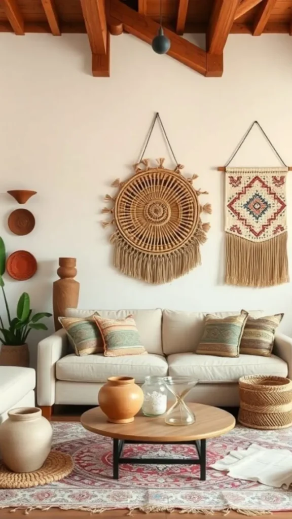 living room decor trends 2026 handmade artisan crafted piece