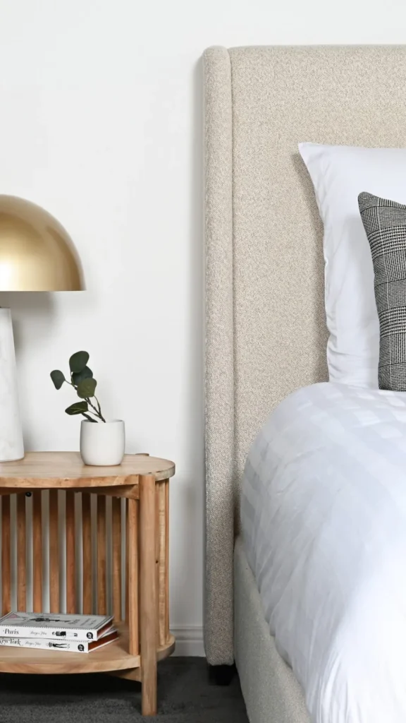curved bedside table care maintenance wood lasting years
