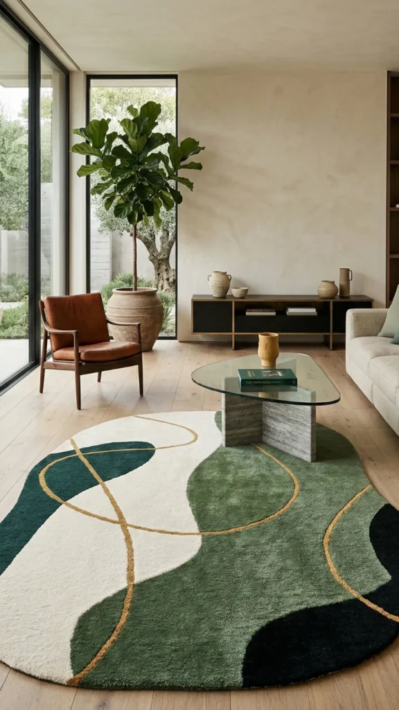 living room rug ideas custom cut irregular room shape