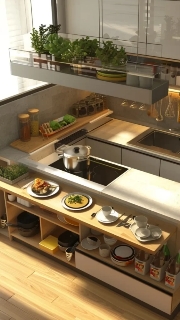 kitchen island ideas built in herb garden planter fresh