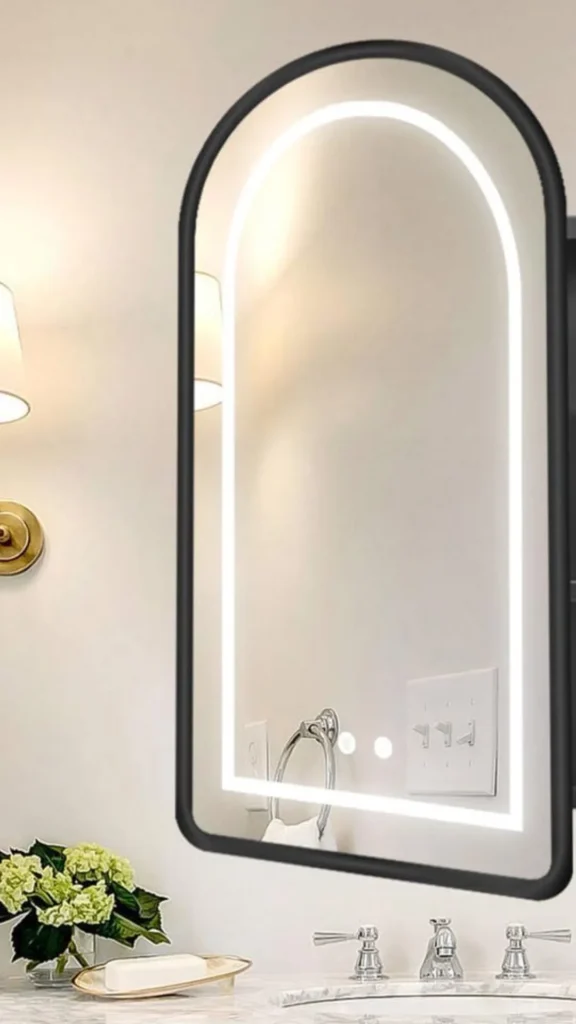 bathroom vanity ideas concealed medicine cabinet behind mirror 2026
