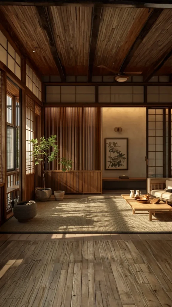 japandi style guide core principles natural materials minimal clutter warm purposeful