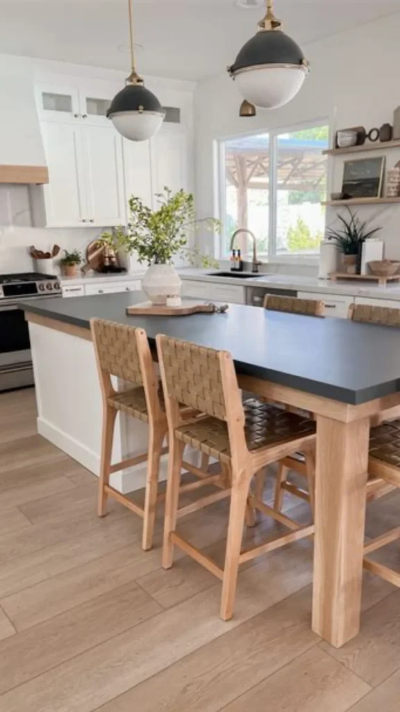 kitchen island ideas family command center calendar message