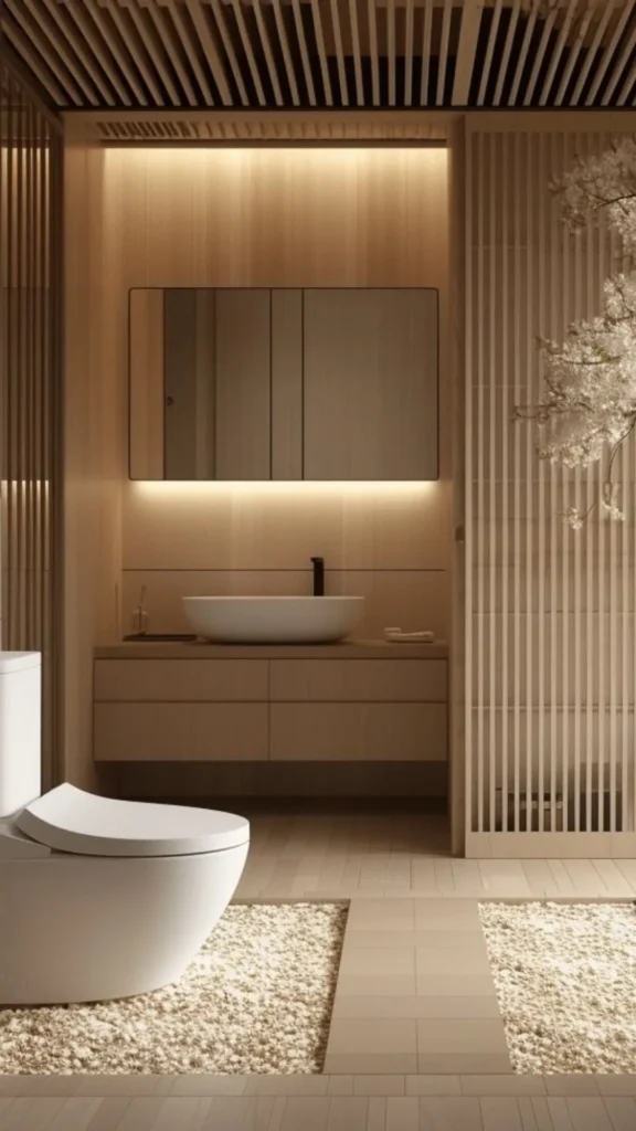 japandi contemporary fusion bathroom final inspiration fusion philosophy complete