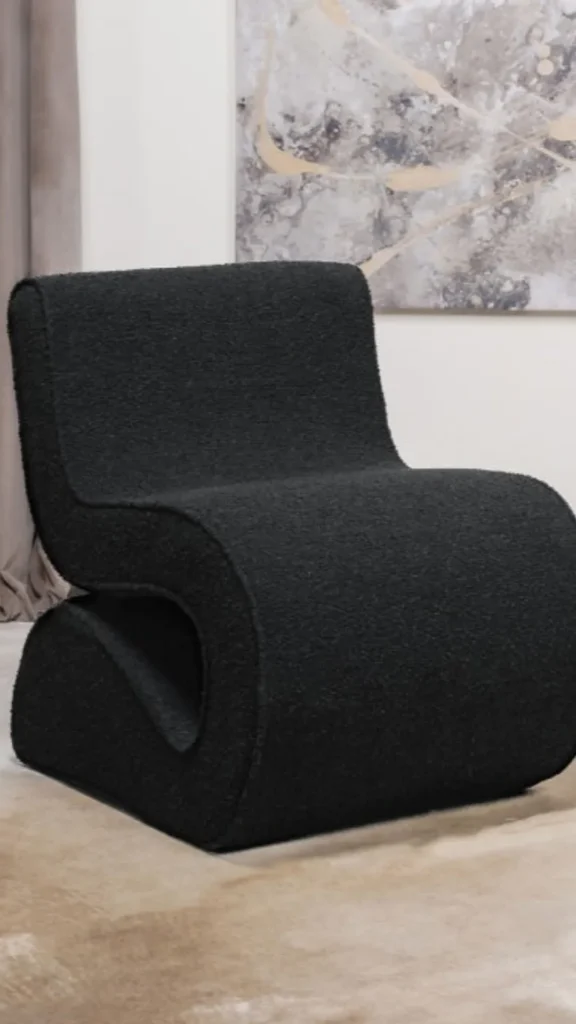 curved accent chair maintenance texture quality years