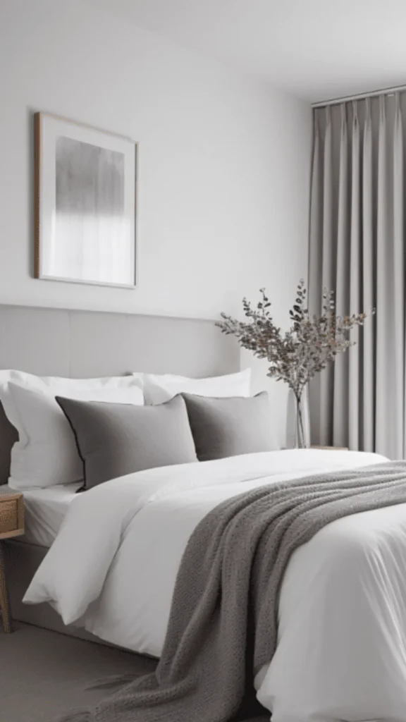 japandi bedroom ideas sheer linen curtains blackout lining 2026