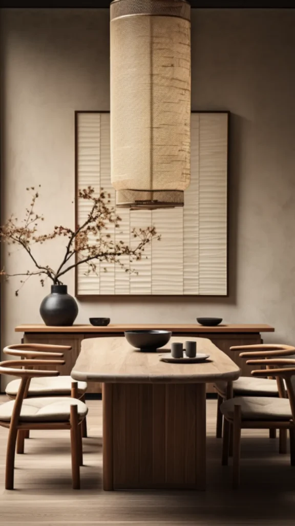 japandi dining room ideas table care maintenance patina years