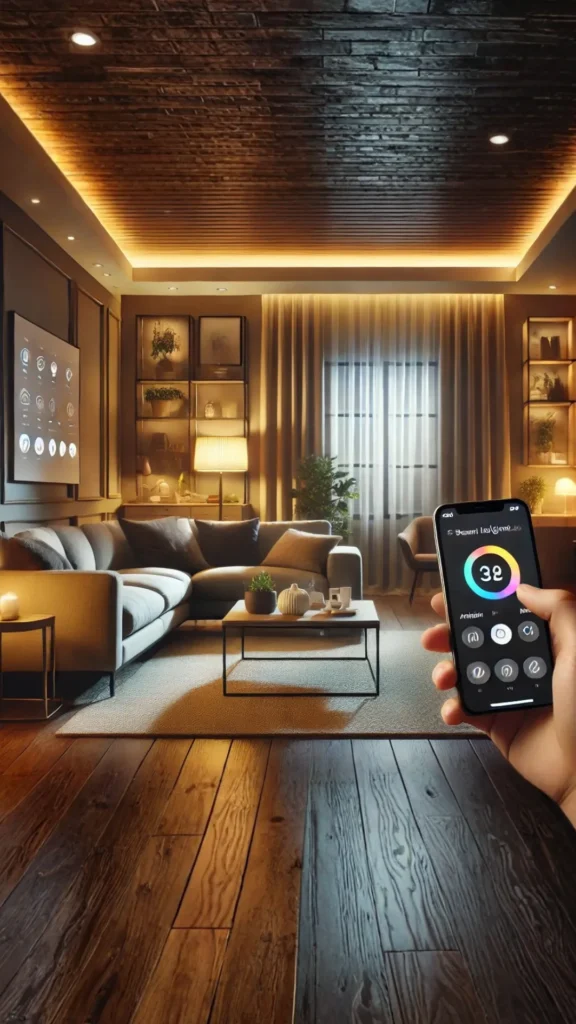 bedroom lighting ideas smart lighting system warm adjustable scene settings atmosphere control
