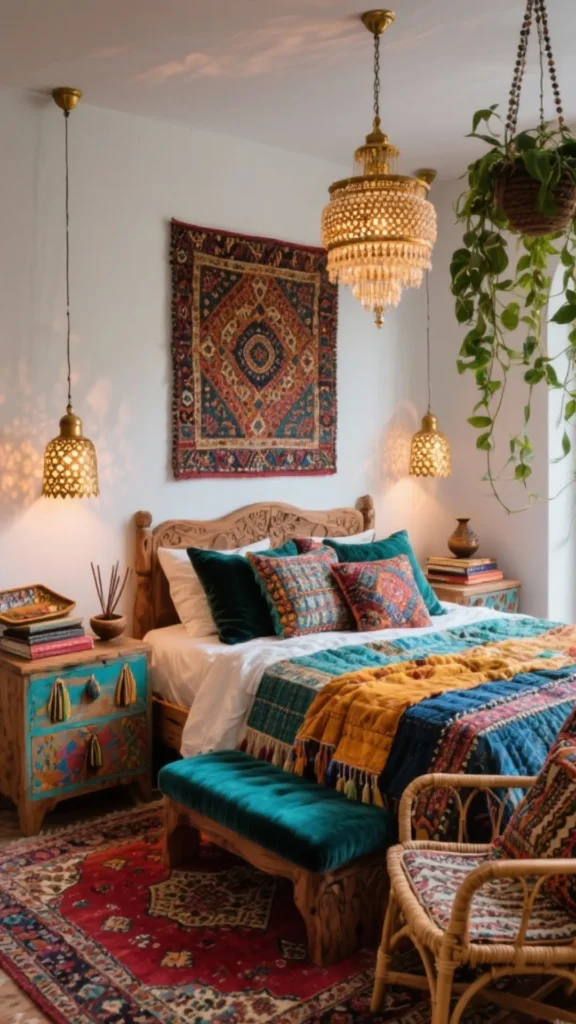 boho bedroom ideas inherited found furniture antique dresser