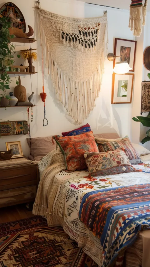 boho bedroom ideas small space compact full impact