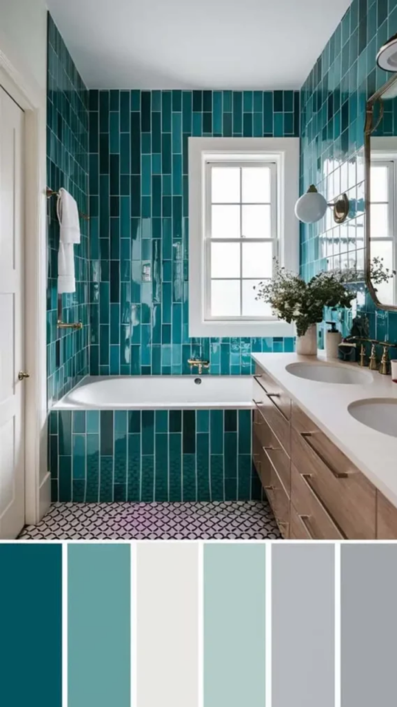 colorful bathroom ideas how to choose right color swatches tiles selection guide 2026