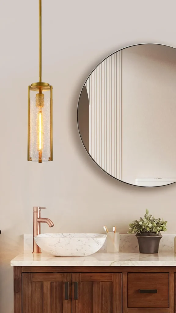 colorful bathroom ideas colorful pendant fan fixture overhead accent