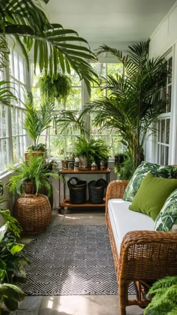 biophilic home design sunroom conservatory plant room indoor garden 2026