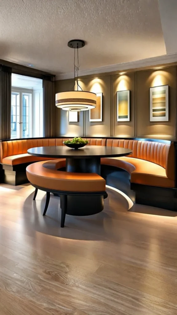 curved dining chair ideas mixed chairs same table different shapes warm palette cohesive eclectic