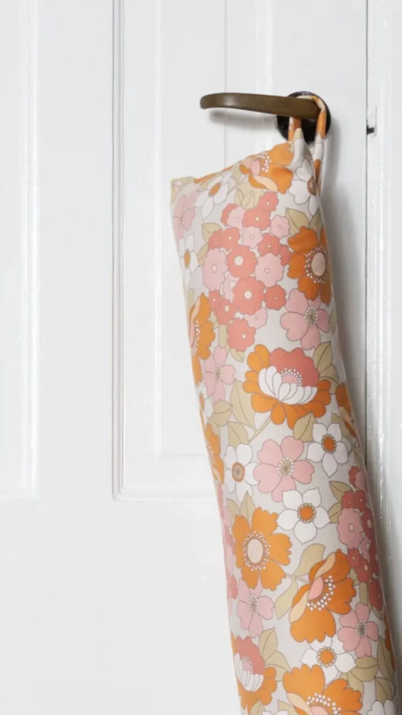 cozy entryway decor ideas draft excluder warm textile temperature