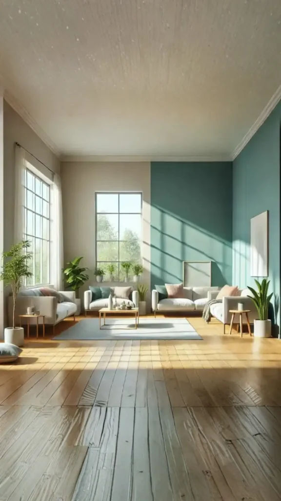 sustainable interior design low VOC paint warm natural room eco-friendly beautiful 2026
