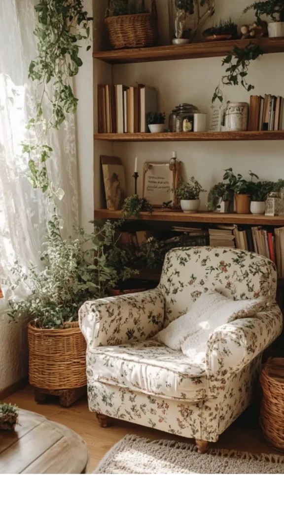 interior design styles explained cottagecore pressed florals vintage linens rural