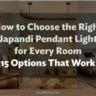 How to Choose the Right Japandi Pendant Light for Every Room: 15 Options That Work