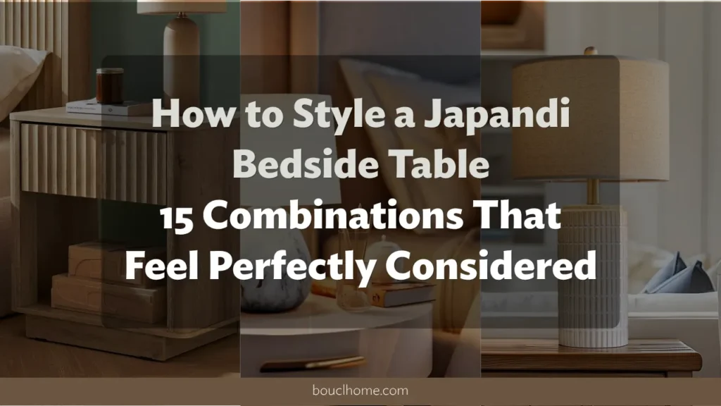 How to Style a Japandi Bedside Table: 15 Combinations That Feel Perfectly Considered